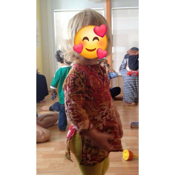 Raj Kids Adorable Bohemian Ethnic Inspired Colorful Tunic - Size 1-2 Years - Picture 4 of 13